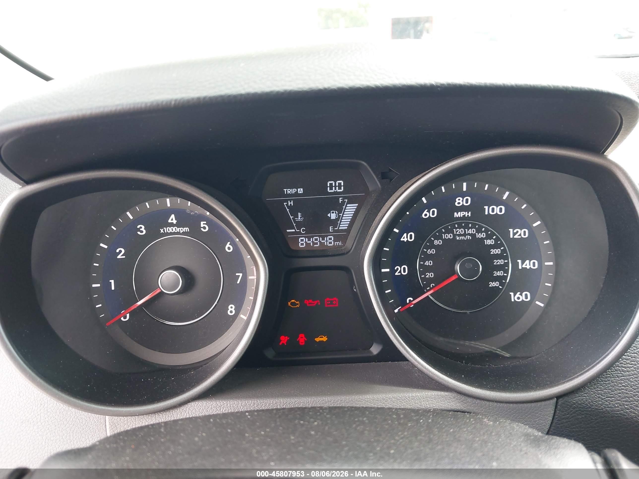 2014 Hyundai Elantra Se White vin: 5NPDH4AE0EH480918