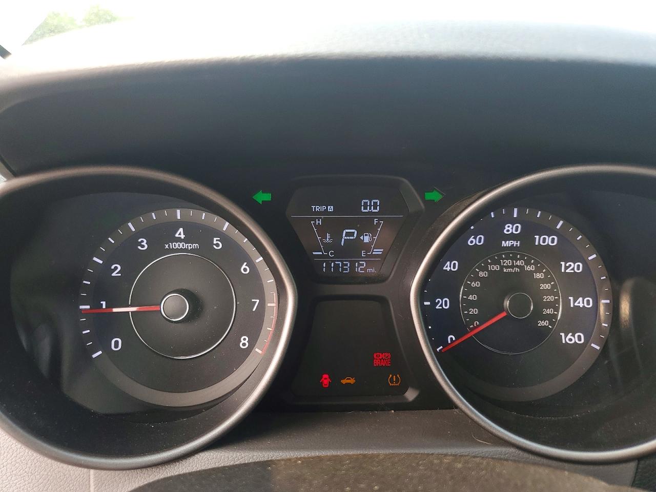 2014 Hyundai Elantra Se White vin: 5NPDH4AE0EH481812