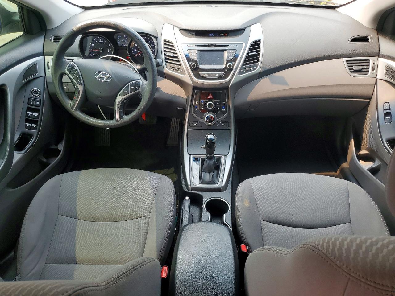 2014 Hyundai Elantra Se White vin: 5NPDH4AE0EH481812