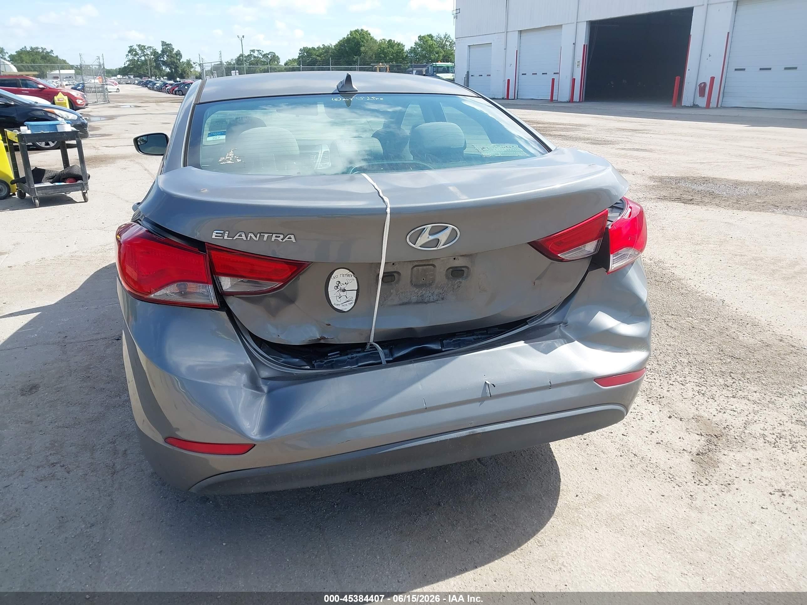 2014 Hyundai Elantra Se Gray vin: 5NPDH4AE0EH483480