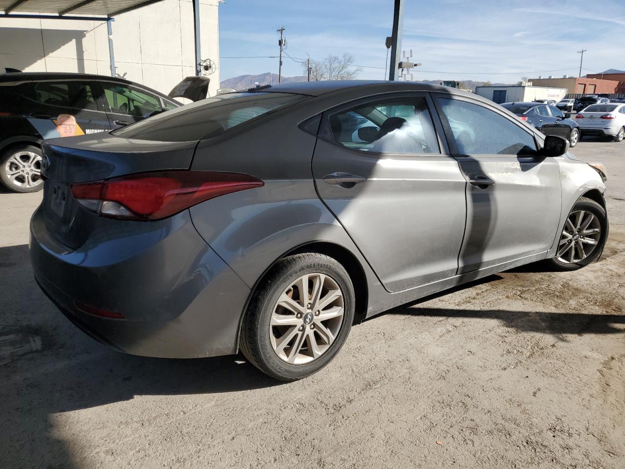 2014 Hyundai Elantra Se Серый vin: 5NPDH4AE0EH499470