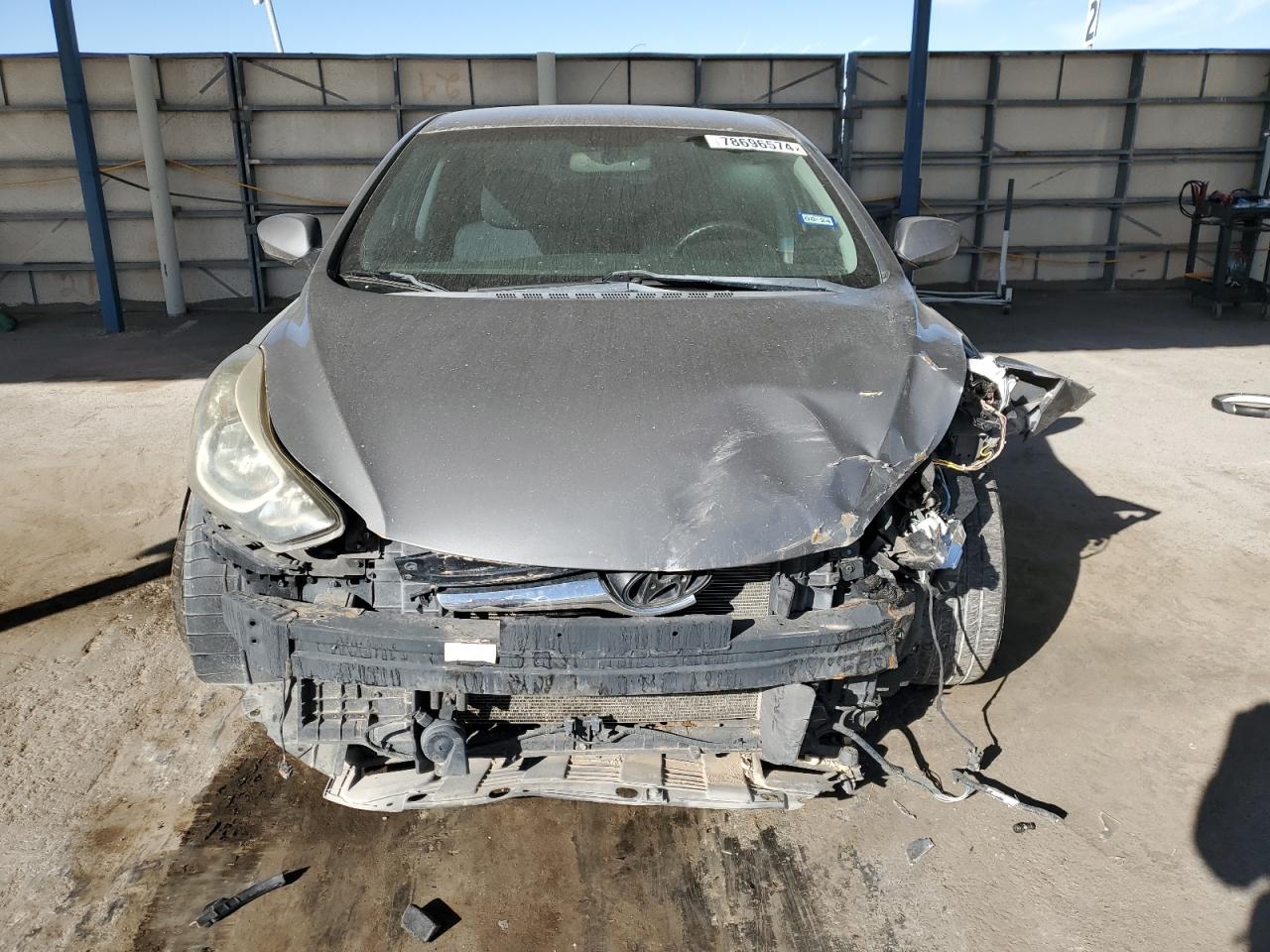 2014 Hyundai Elantra Se Серый vin: 5NPDH4AE0EH499470
