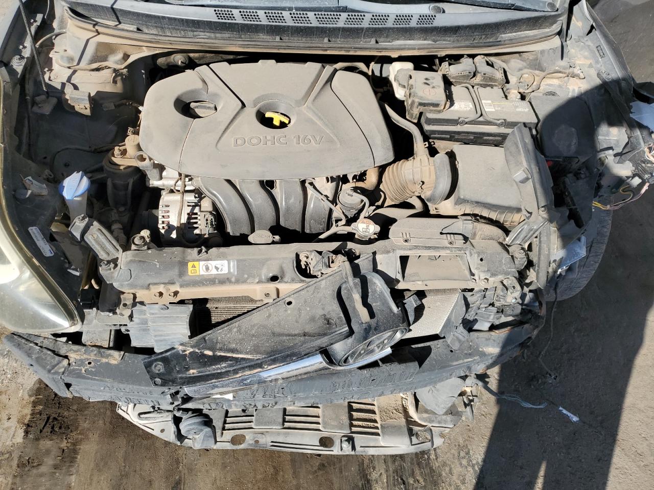 2014 Hyundai Elantra Se Серый vin: 5NPDH4AE0EH499470