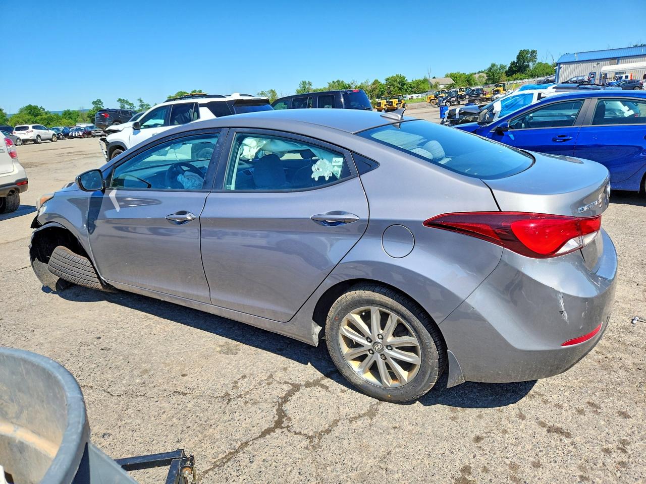 2014 Hyundai Elantra Se Silver vin: 5NPDH4AE0EH518809