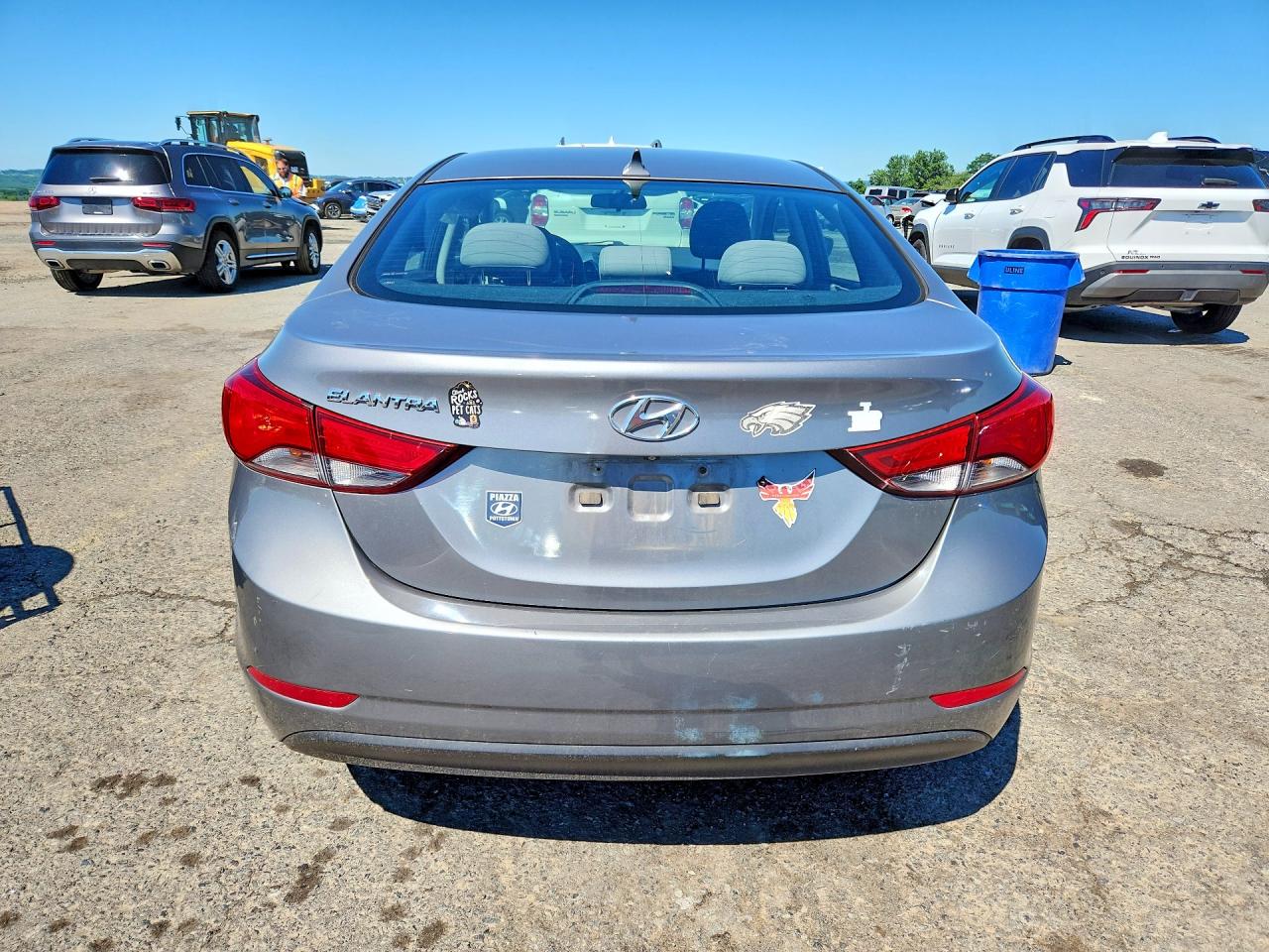 2014 Hyundai Elantra Se Silver vin: 5NPDH4AE0EH518809