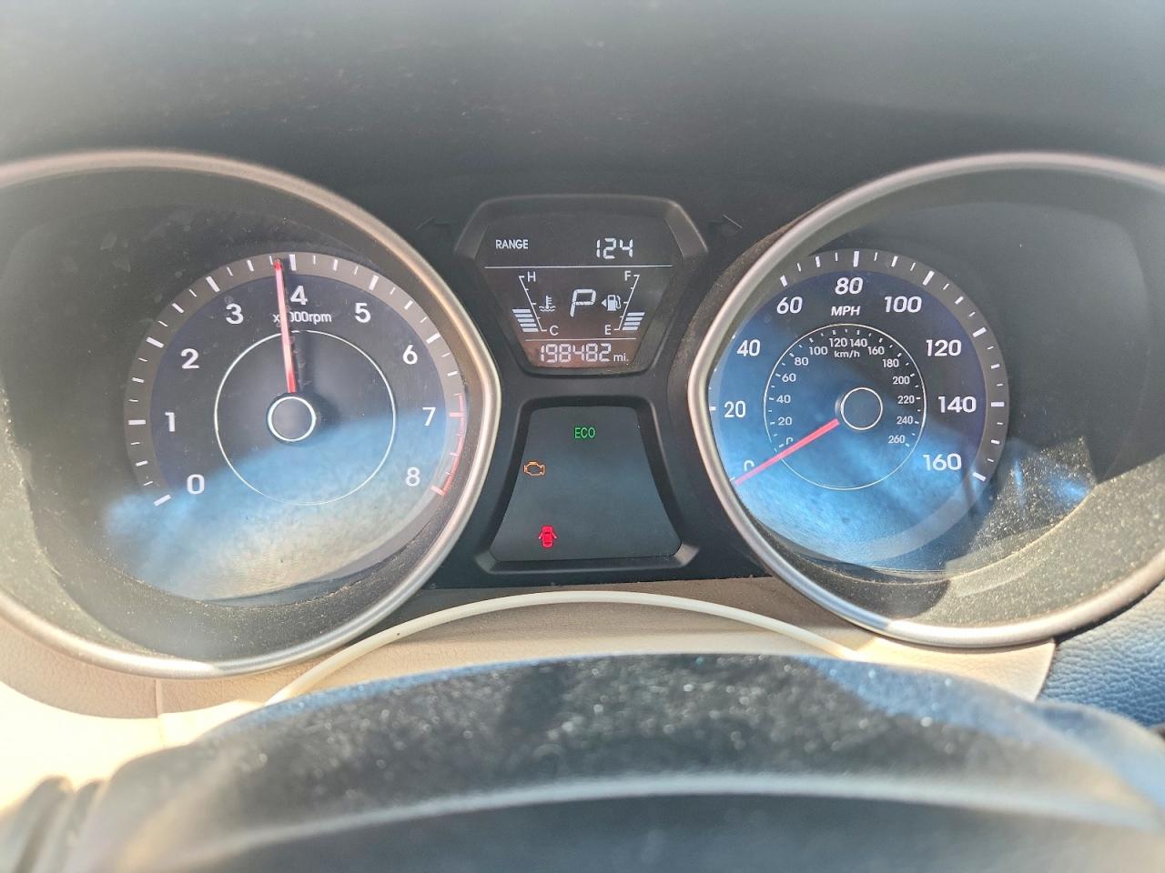 2014 Hyundai Elantra Se Beige vin: 5NPDH4AE0EH521774
