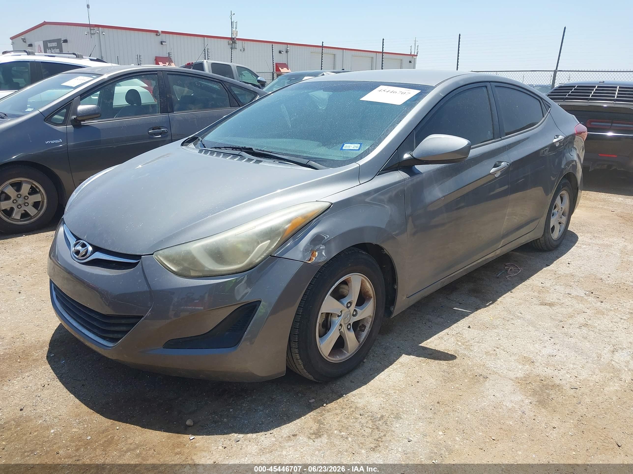 2014 Hyundai Elantra Se Серый vin: 5NPDH4AE0EH525680