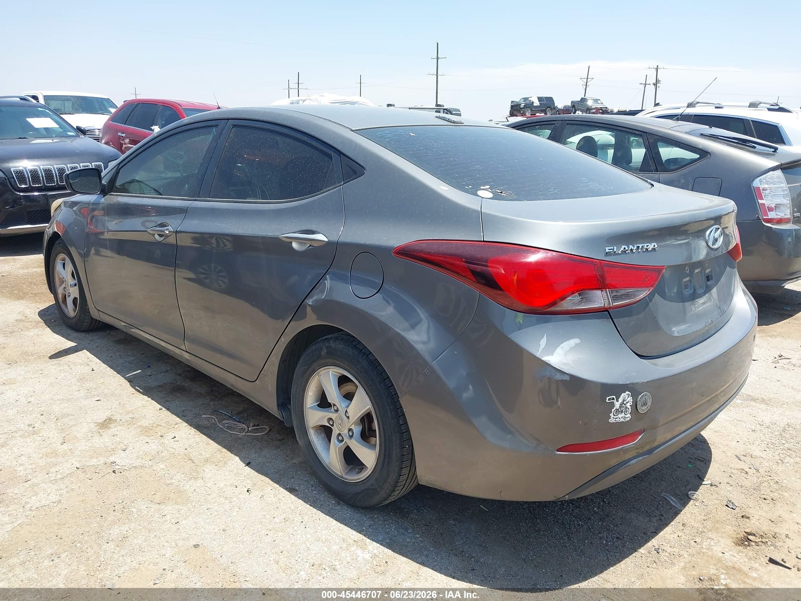 2014 Hyundai Elantra Se Серый vin: 5NPDH4AE0EH525680