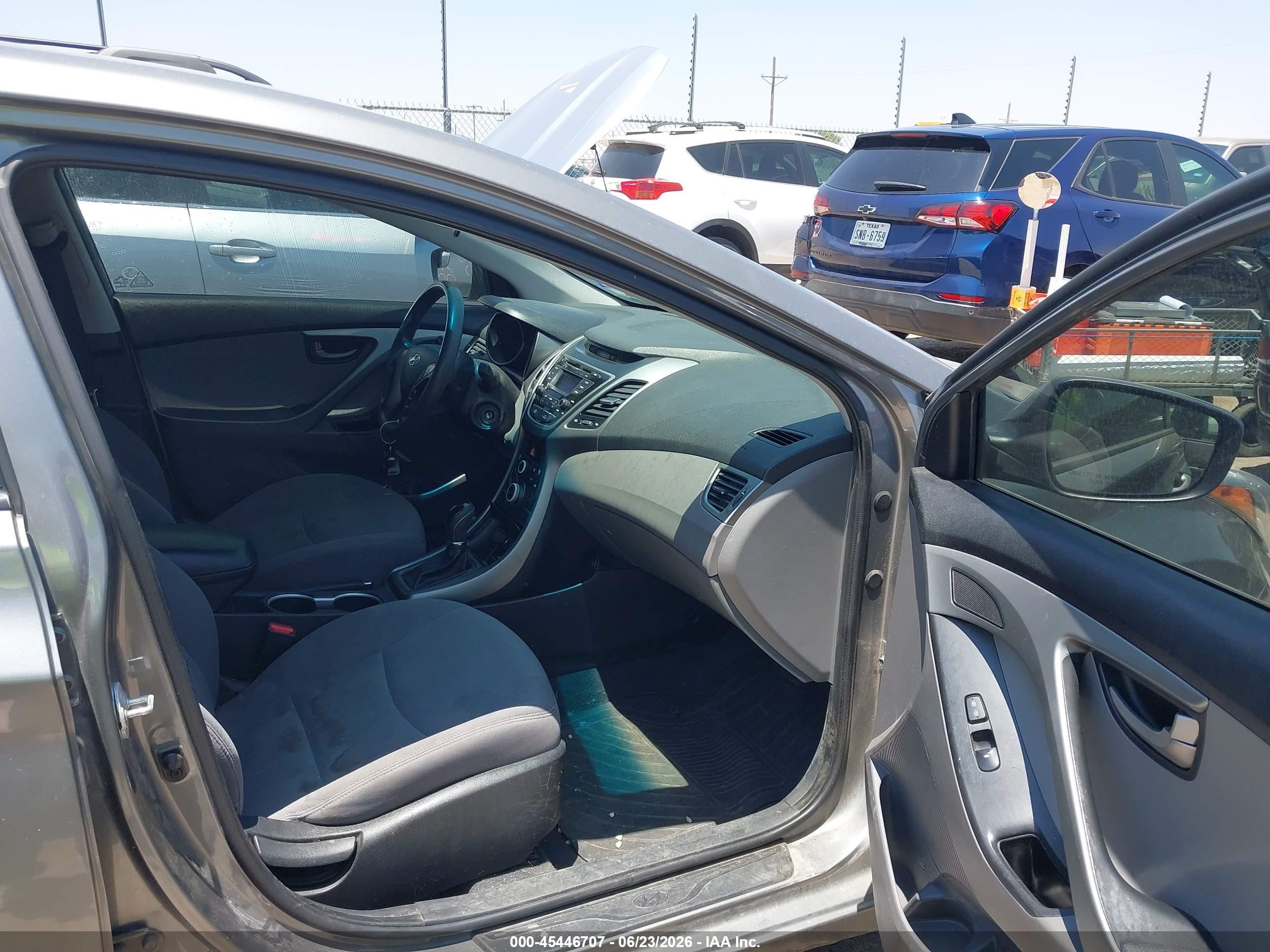 2014 Hyundai Elantra Se Серый vin: 5NPDH4AE0EH525680