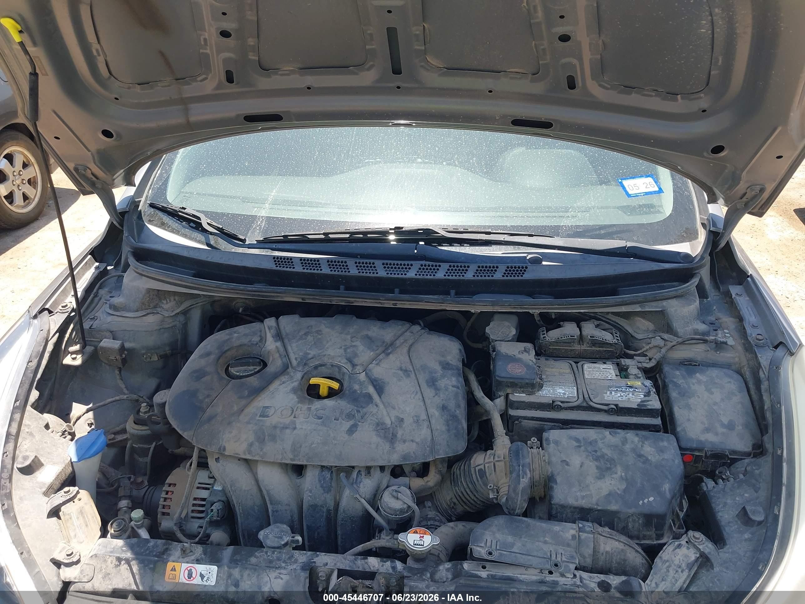 2014 Hyundai Elantra Se Серый vin: 5NPDH4AE0EH525680