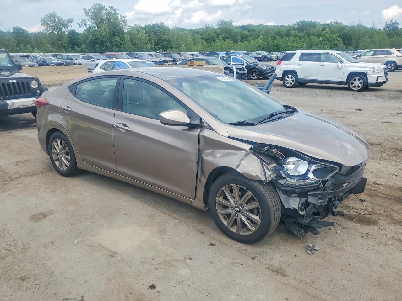 2014 Hyundai Elantra Se Tan vin: 5NPDH4AE0EH528496