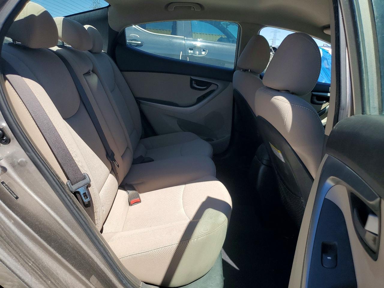 2014 Hyundai Elantra Se Gray vin: 5NPDH4AE0EH528790