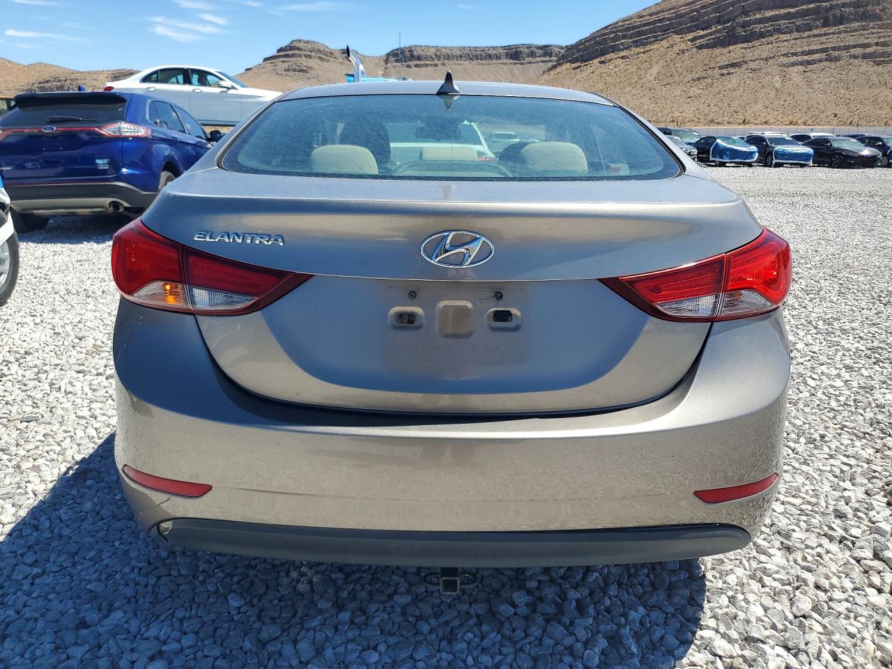 2014 Hyundai Elantra Se Gray vin: 5NPDH4AE0EH528790