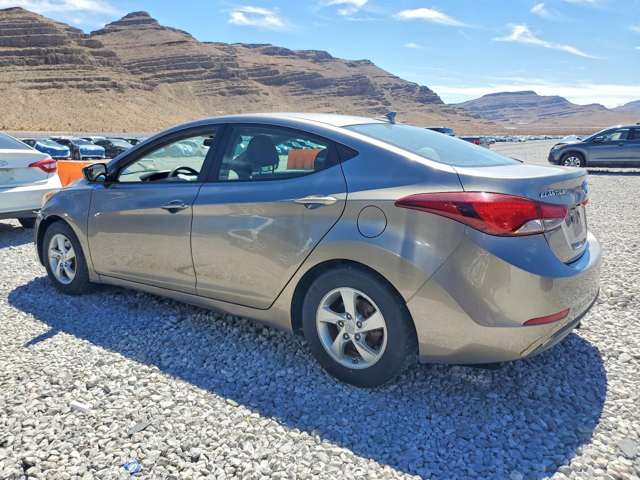 2014 Hyundai Elantra Se Gray vin: 5NPDH4AE0EH528790