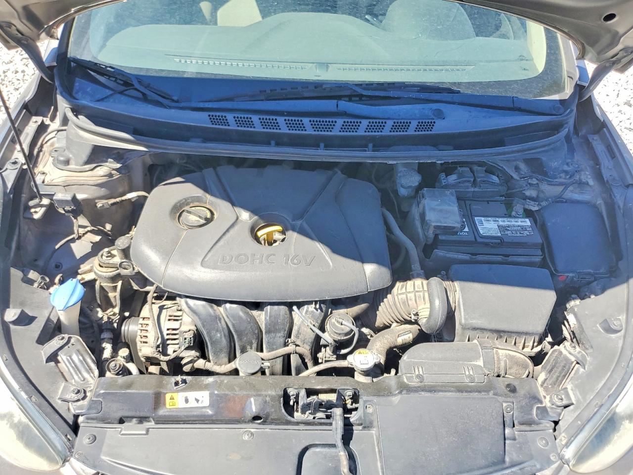 2014 Hyundai Elantra Se Gray vin: 5NPDH4AE0EH528790