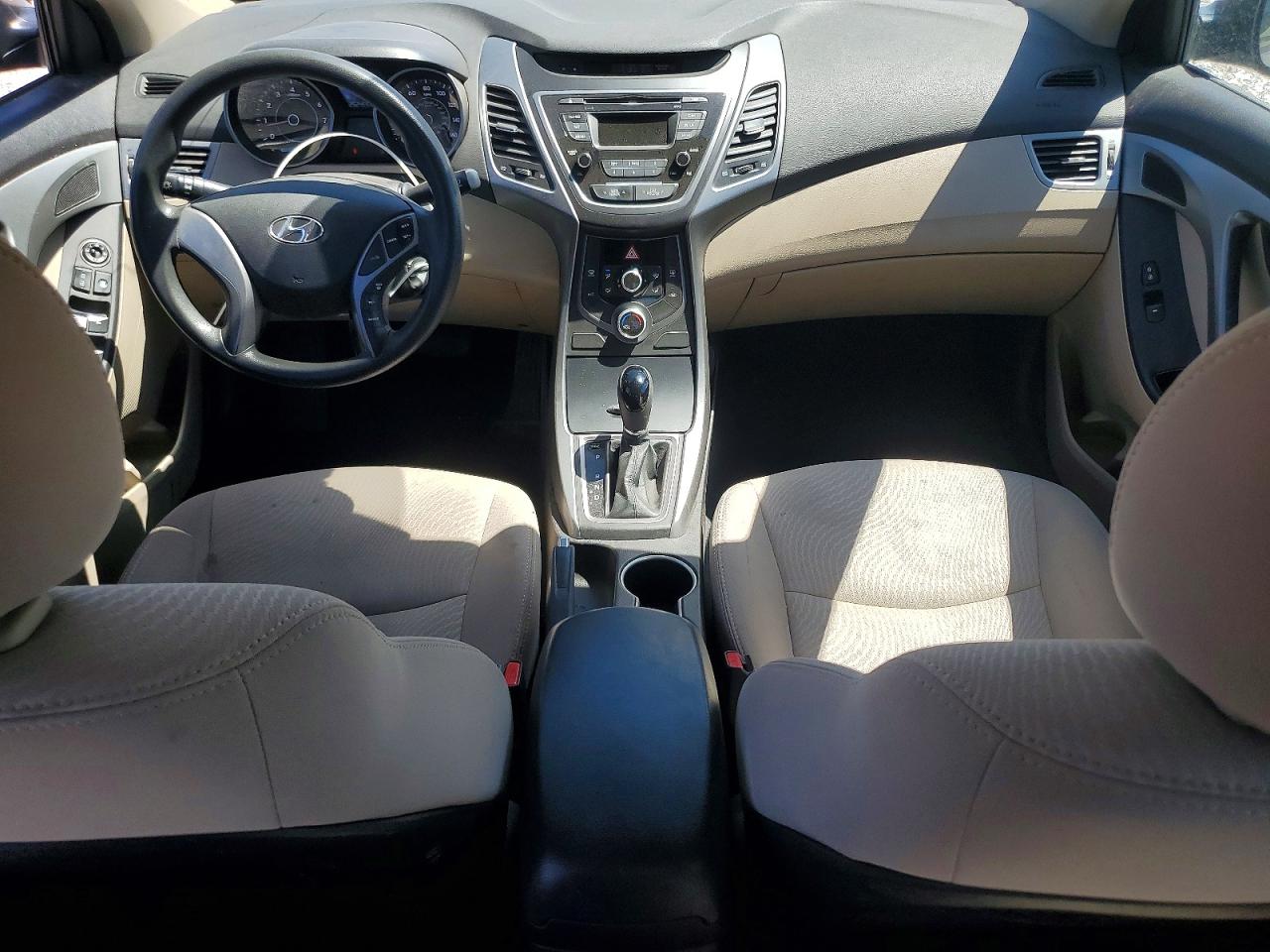 2014 Hyundai Elantra Se Gray vin: 5NPDH4AE0EH528790