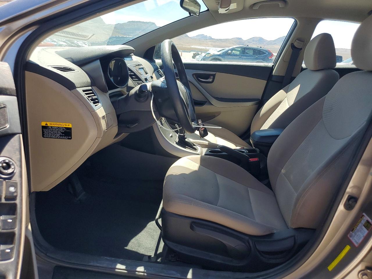 2014 Hyundai Elantra Se Gray vin: 5NPDH4AE0EH528790