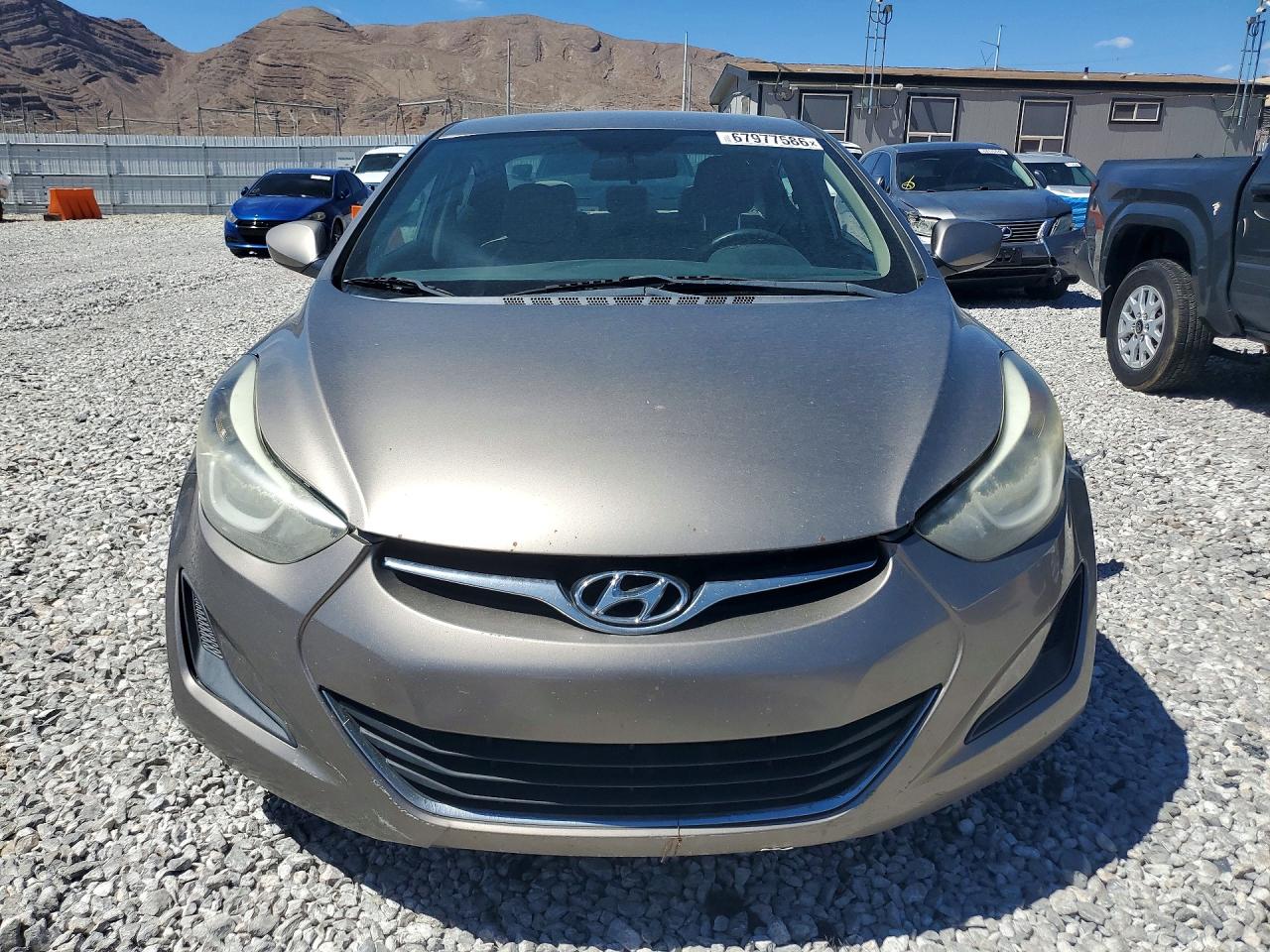 2014 Hyundai Elantra Se Gray vin: 5NPDH4AE0EH528790