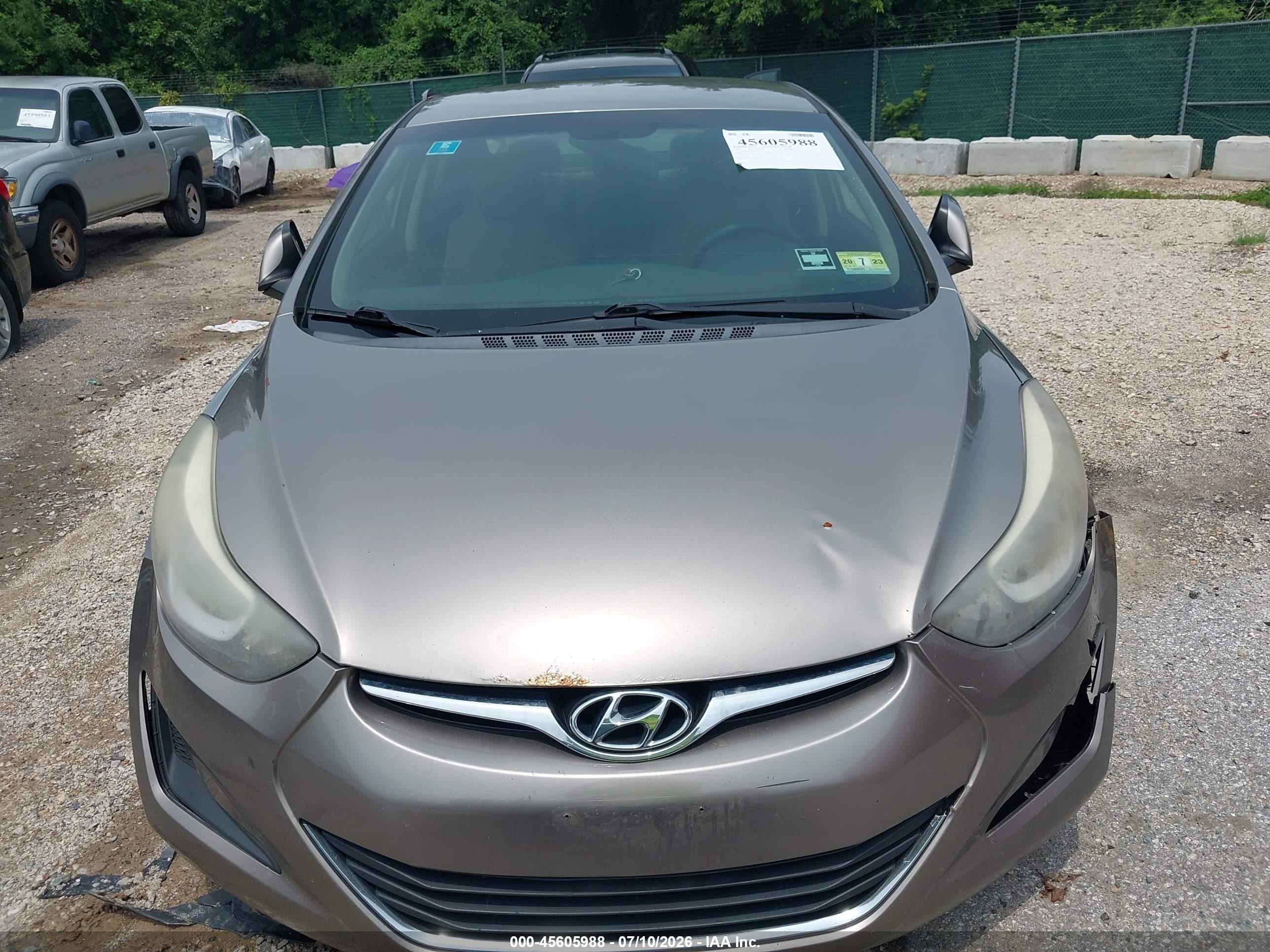 2014 Hyundai Elantra Se Золотой vin: 5NPDH4AE0EH529146