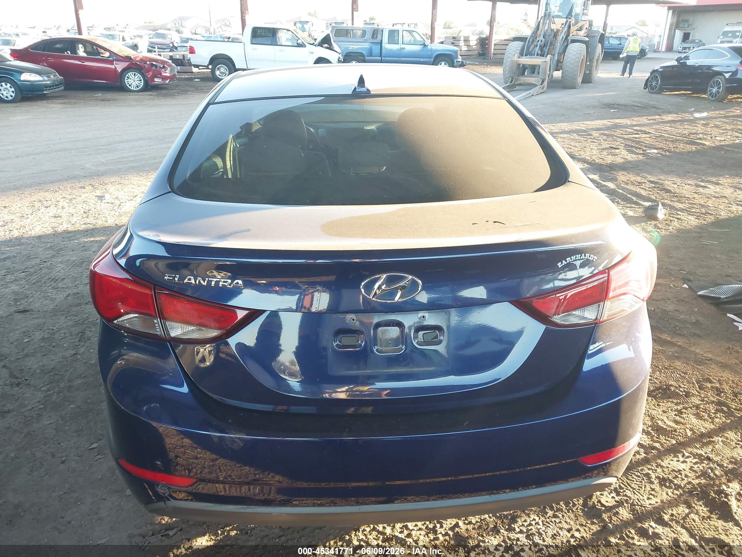 2014 Hyundai Elantra Se Синий vin: 5NPDH4AE0EH529535