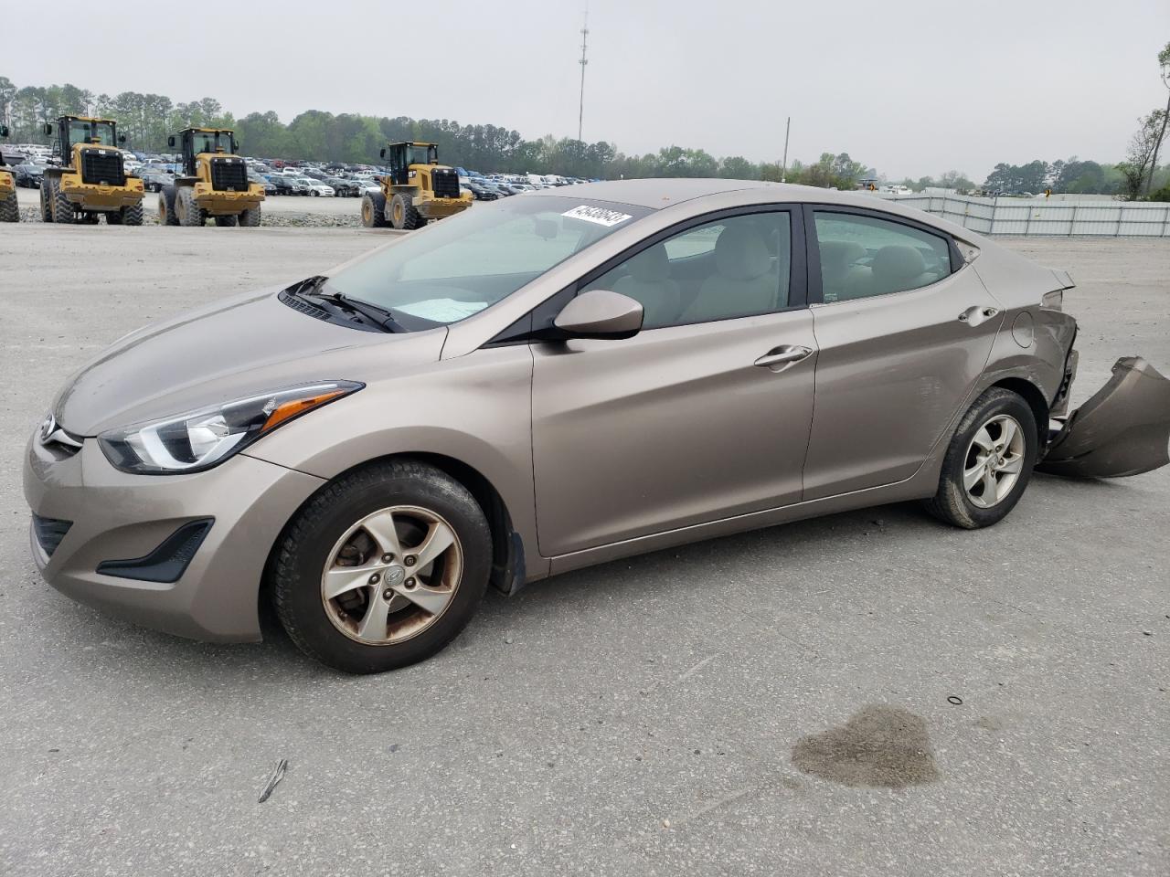 2014 Hyundai Elantra Se Tan vin: 5NPDH4AE0EH536663