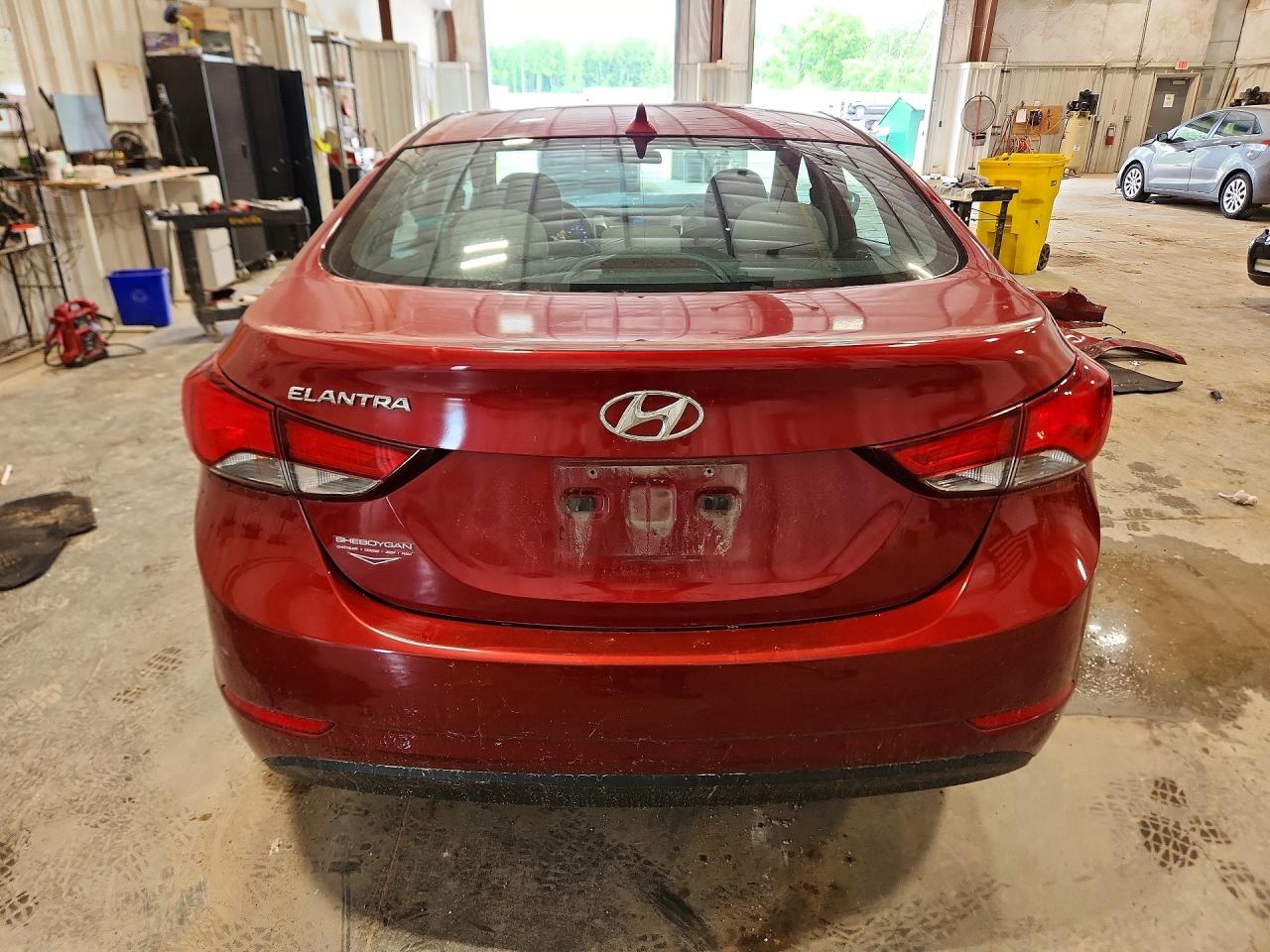 2014 Hyundai Elantra Se Красный vin: 5NPDH4AE0EH539983