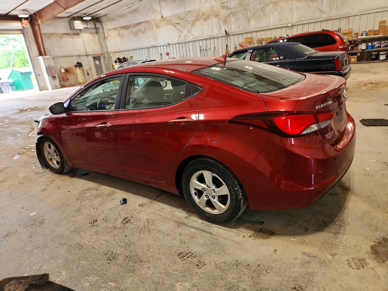 2014 Hyundai Elantra Se Красный vin: 5NPDH4AE0EH539983