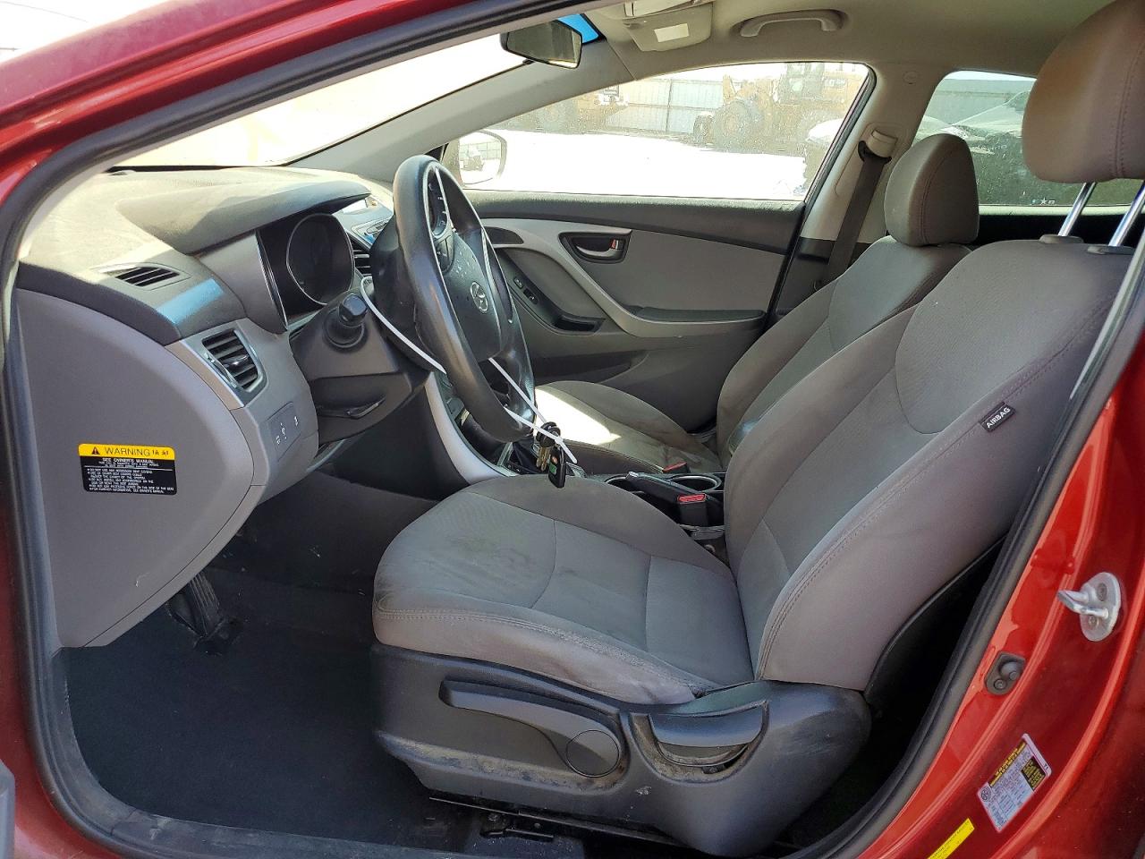 2014 Hyundai Elantra Se Red vin: 5NPDH4AE0EH544052