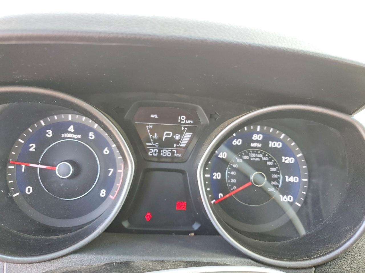 2014 Hyundai Elantra Se Red vin: 5NPDH4AE0EH544052