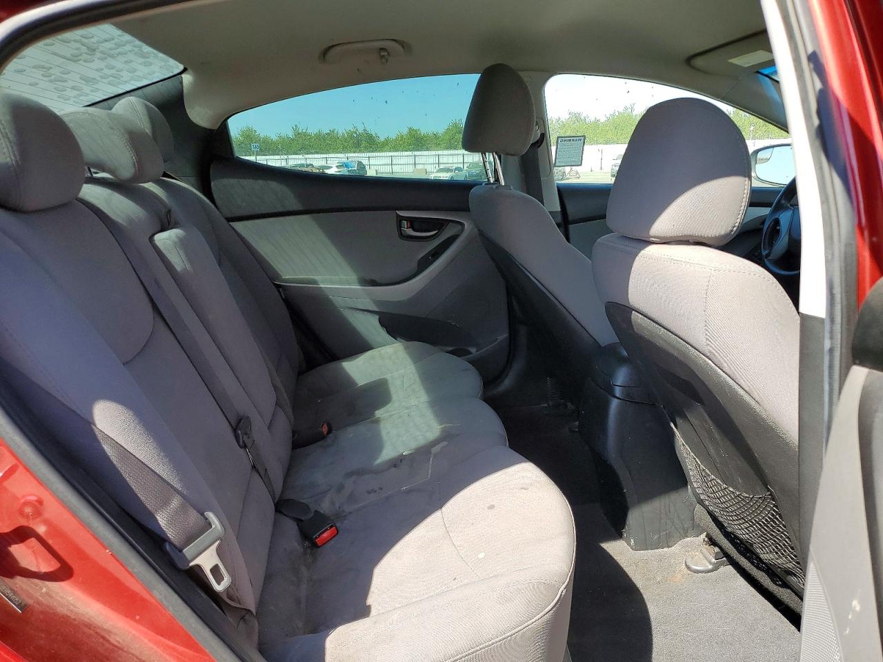 2014 Hyundai Elantra Se Red vin: 5NPDH4AE0EH544052