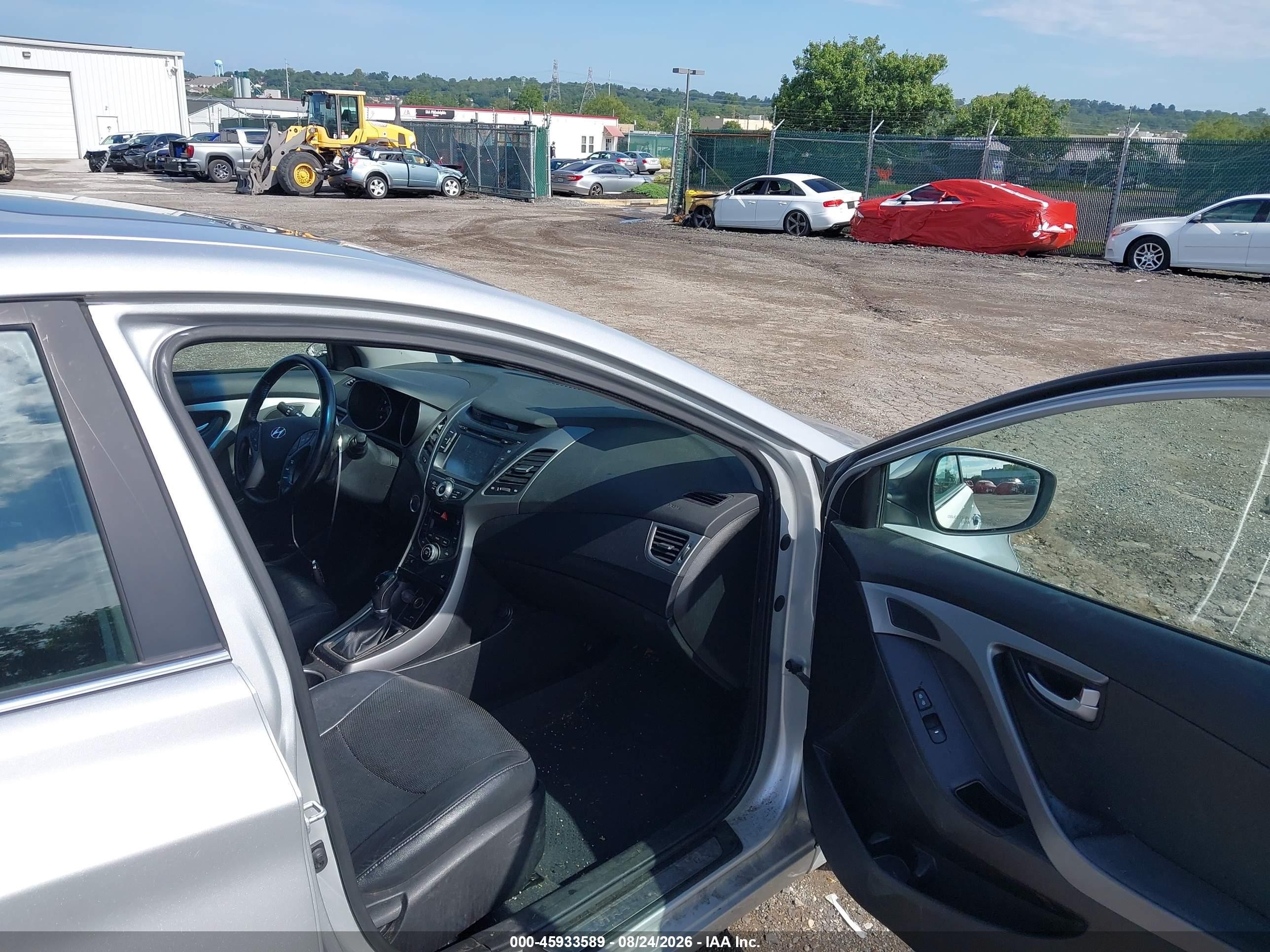 2015 Hyundai Elantra Limited Silver vin: 5NPDH4AE0FH548006