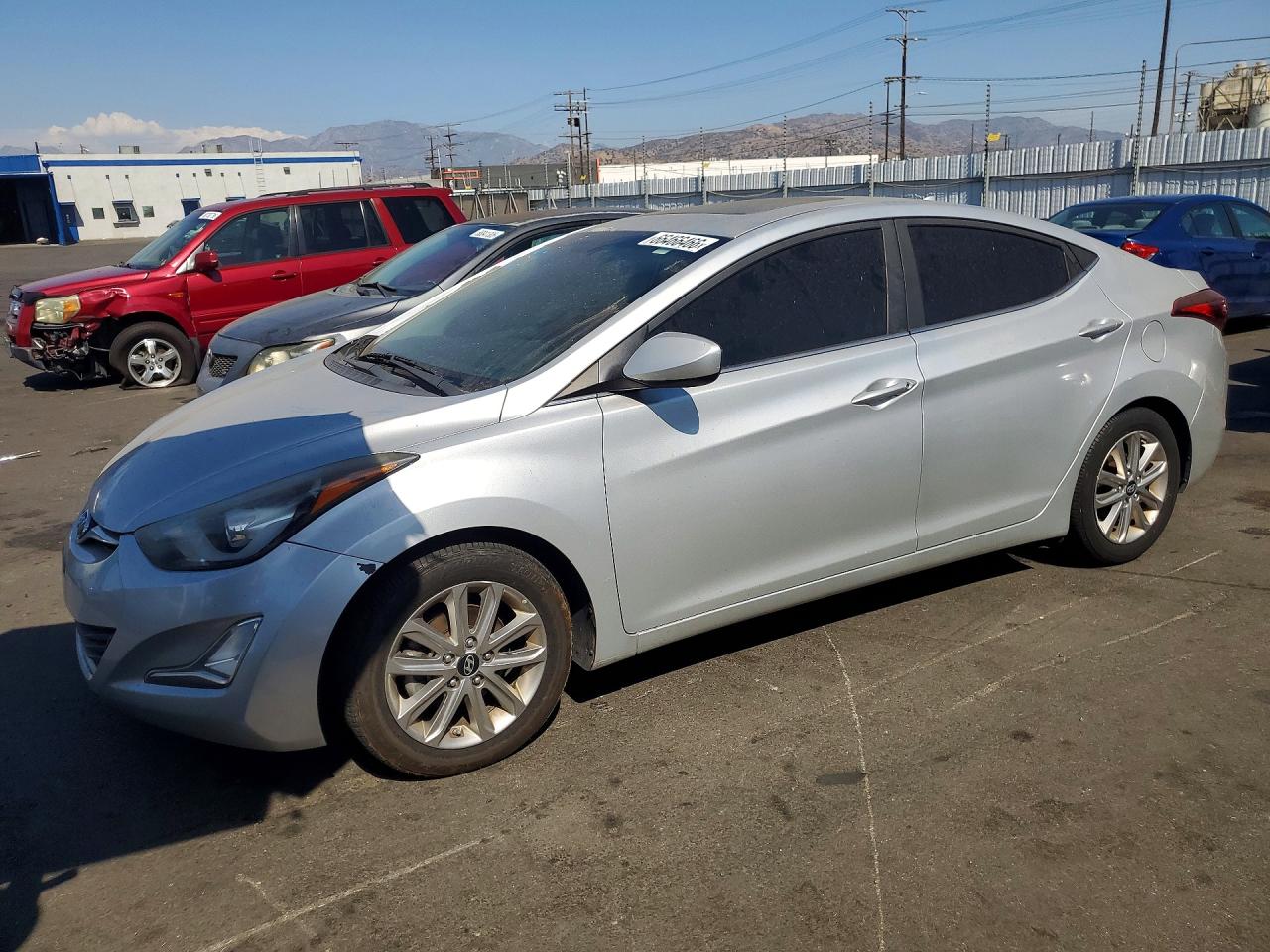 2015 Hyundai Elantra Se Серебряный vin: 5NPDH4AE0FH549415