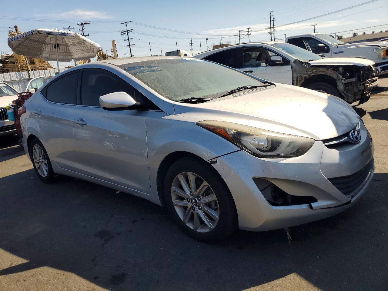 2015 Hyundai Elantra Se Серебряный vin: 5NPDH4AE0FH549415
