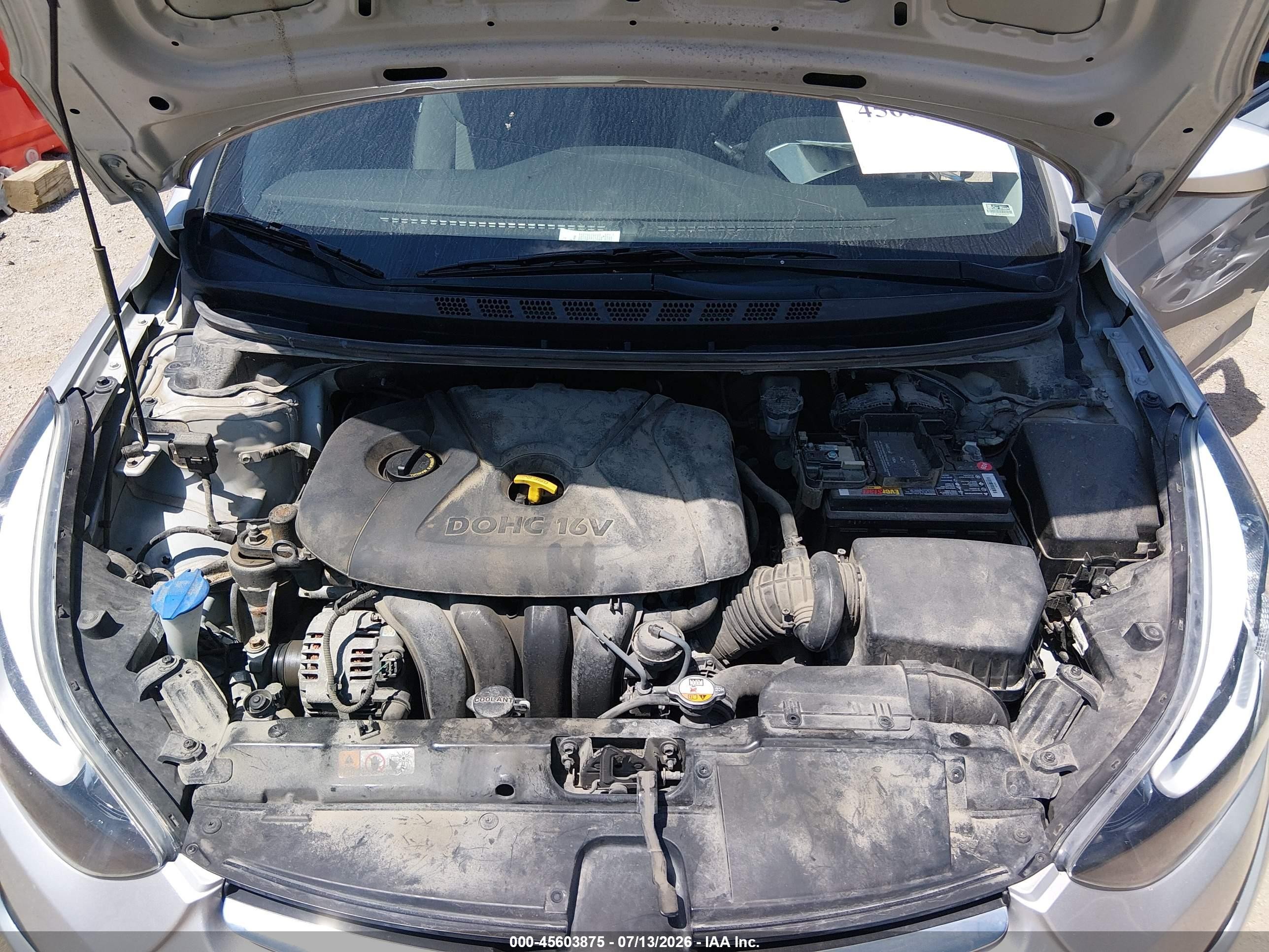 2015 Hyundai Elantra Se Silver vin: 5NPDH4AE0FH556736
