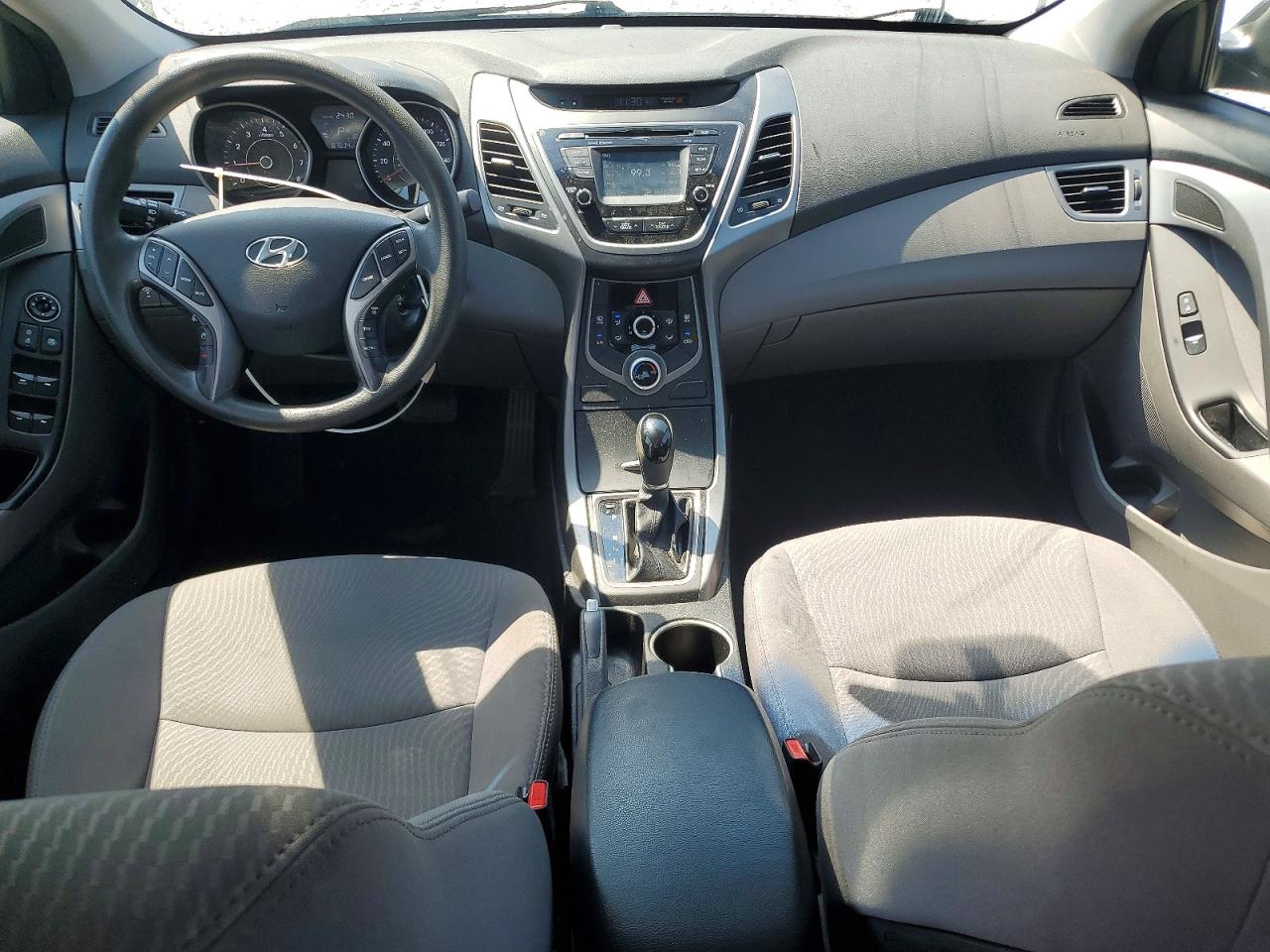 2015 Hyundai Elantra Se Gray vin: 5NPDH4AE0FH560057