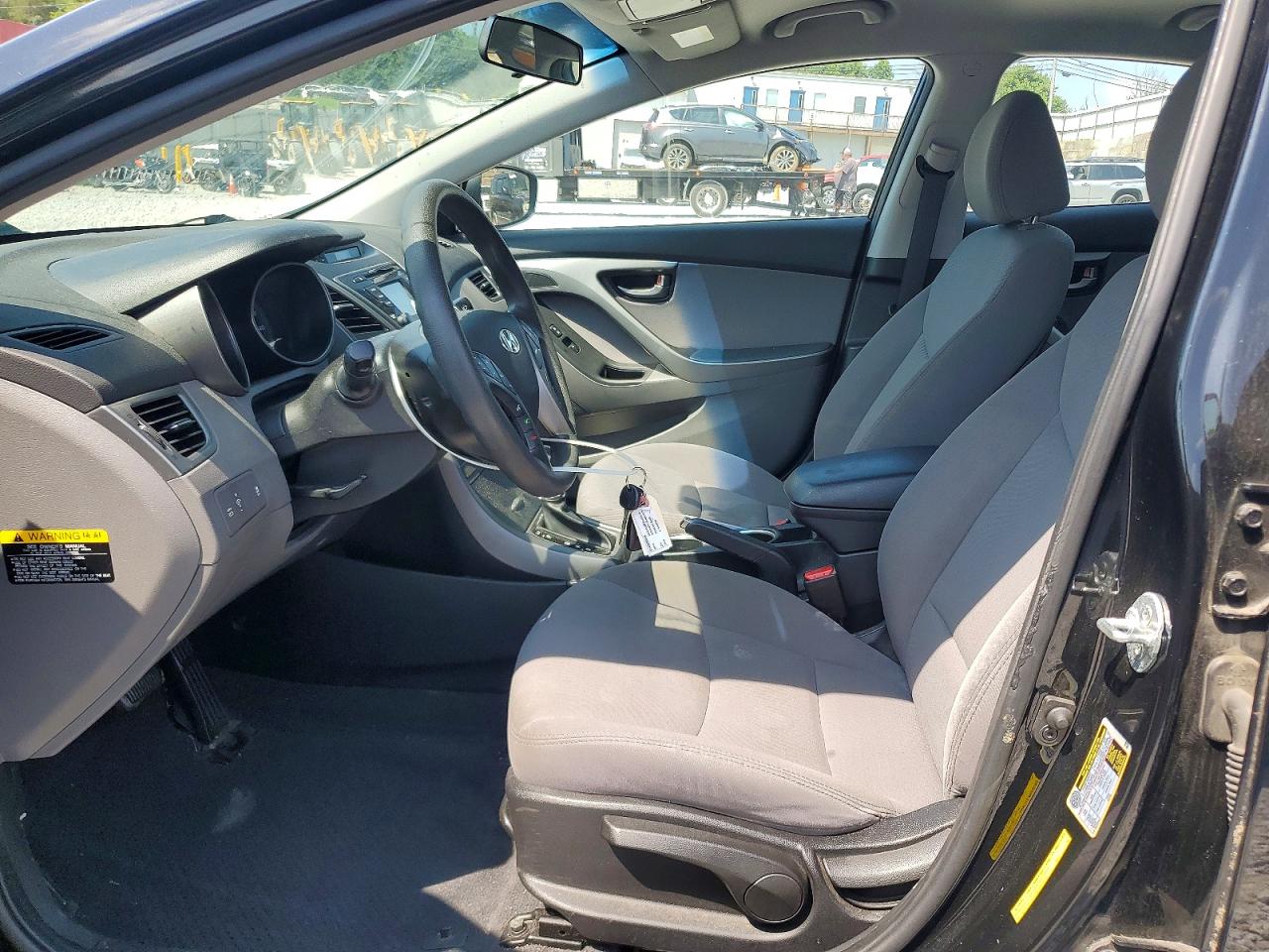 2015 Hyundai Elantra Se Gray vin: 5NPDH4AE0FH560057