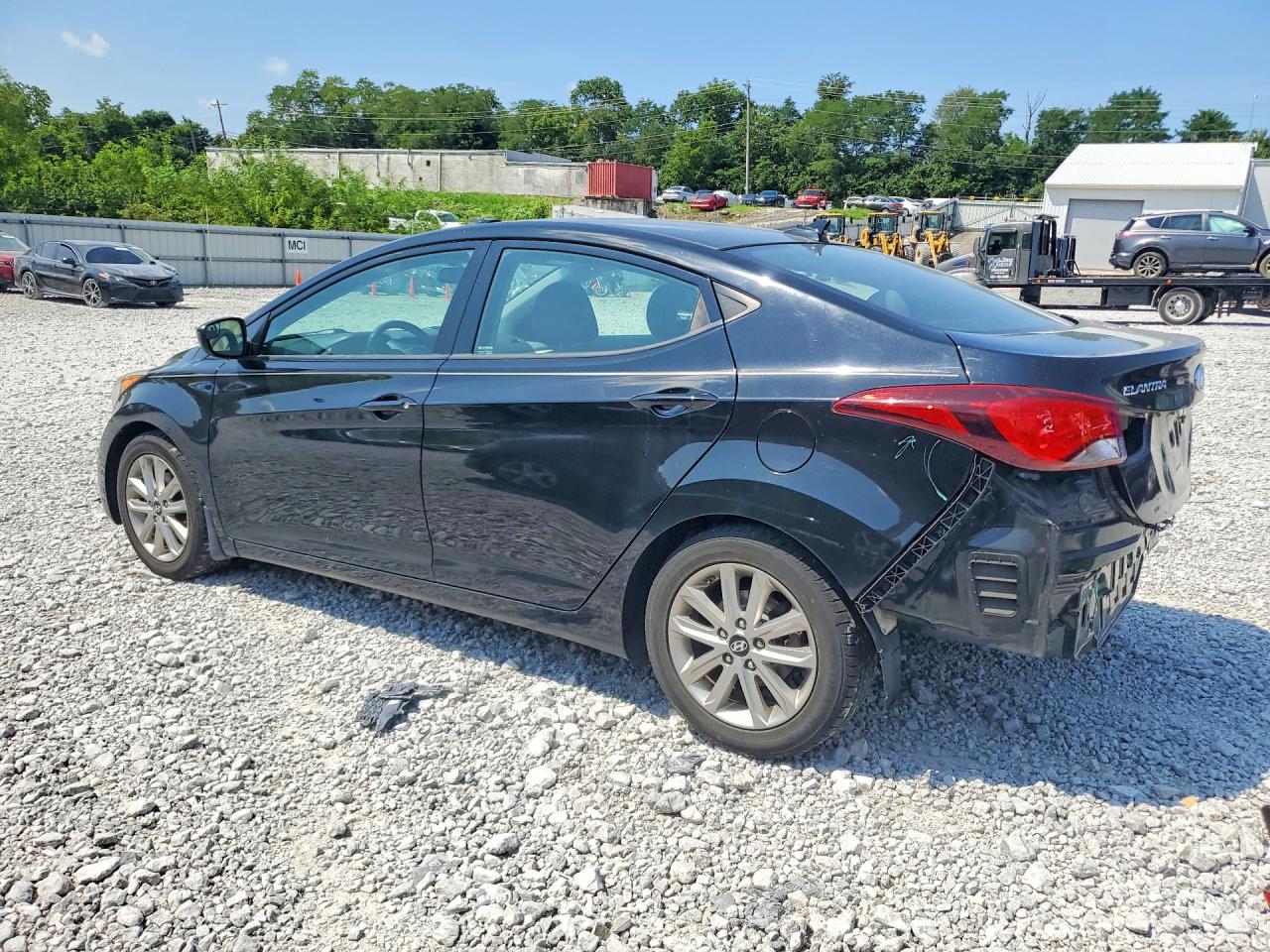 2015 Hyundai Elantra Se Gray vin: 5NPDH4AE0FH560057