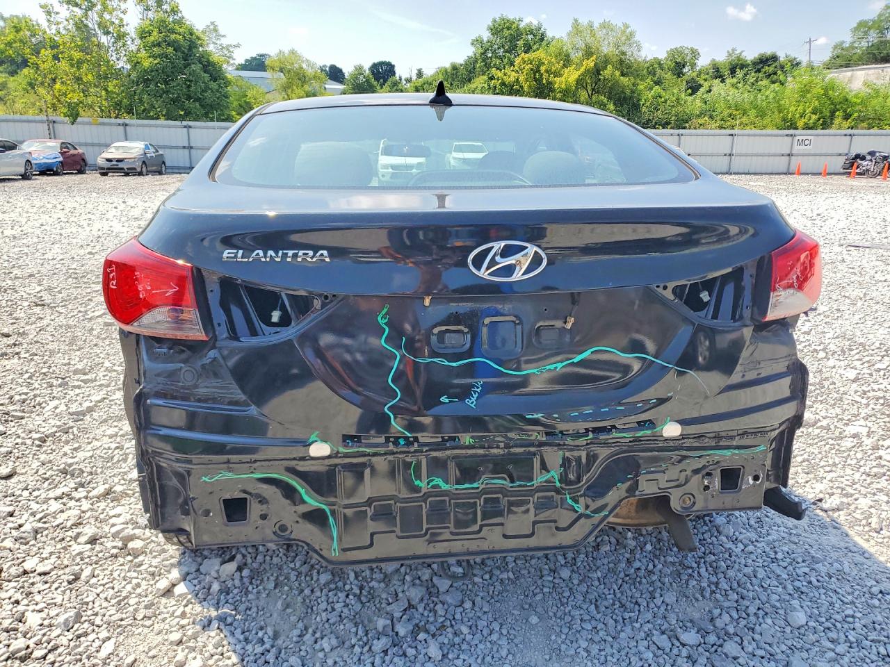 2015 Hyundai Elantra Se Gray vin: 5NPDH4AE0FH560057