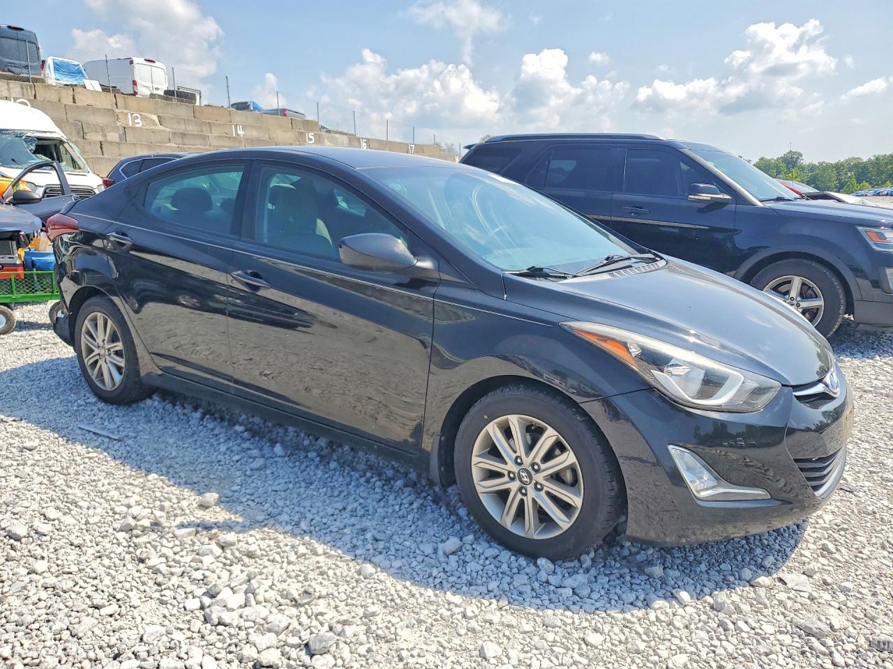 2015 Hyundai Elantra Se Gray vin: 5NPDH4AE0FH560057