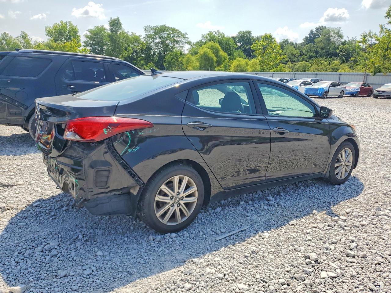 2015 Hyundai Elantra Se Gray vin: 5NPDH4AE0FH560057