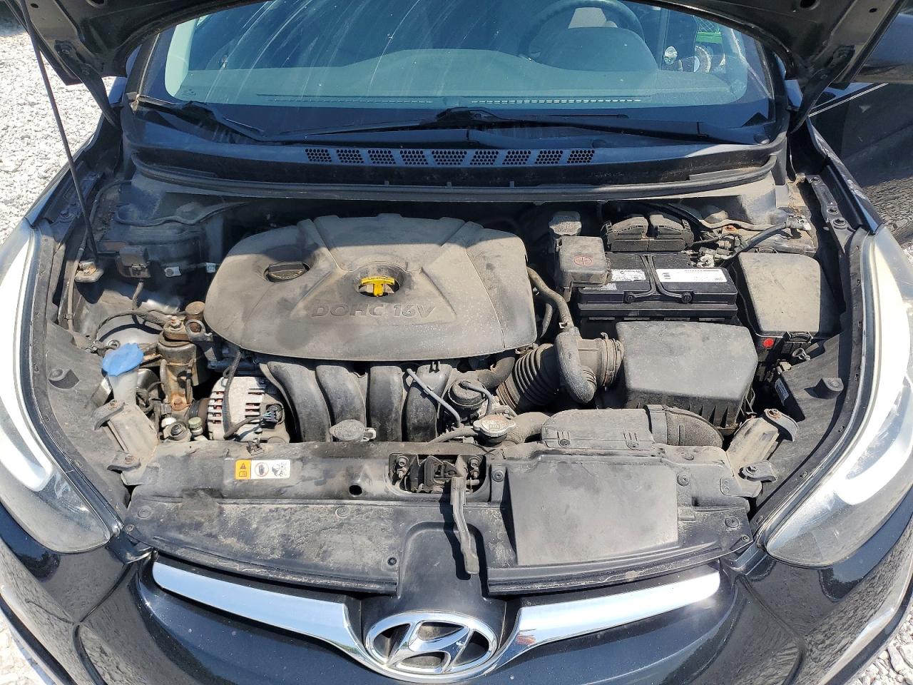 2015 Hyundai Elantra Se Gray vin: 5NPDH4AE0FH560057