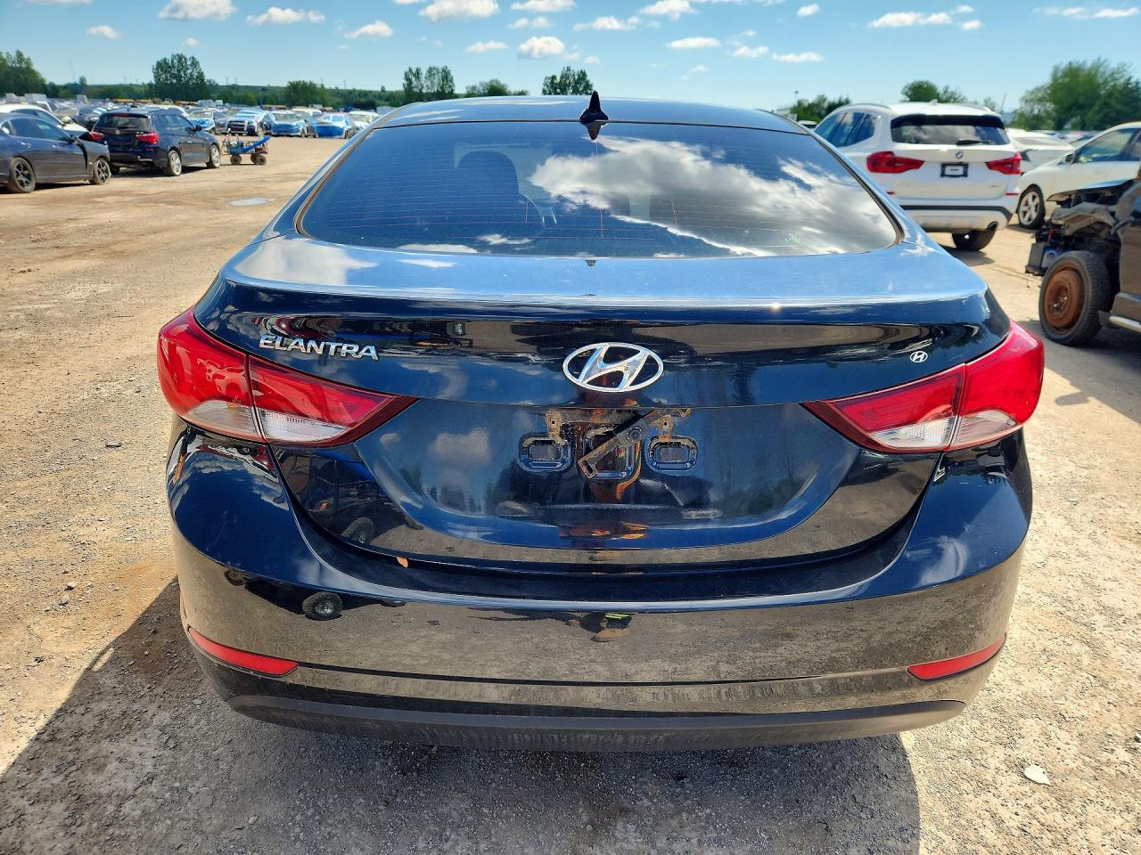 2015 Hyundai Elantra Se Black vin: 5NPDH4AE0FH565534