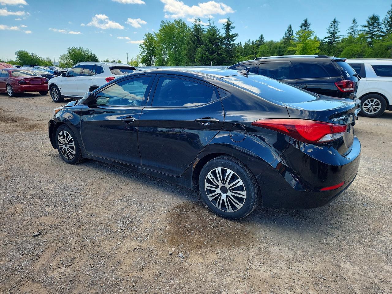 2015 Hyundai Elantra Se Black vin: 5NPDH4AE0FH565534