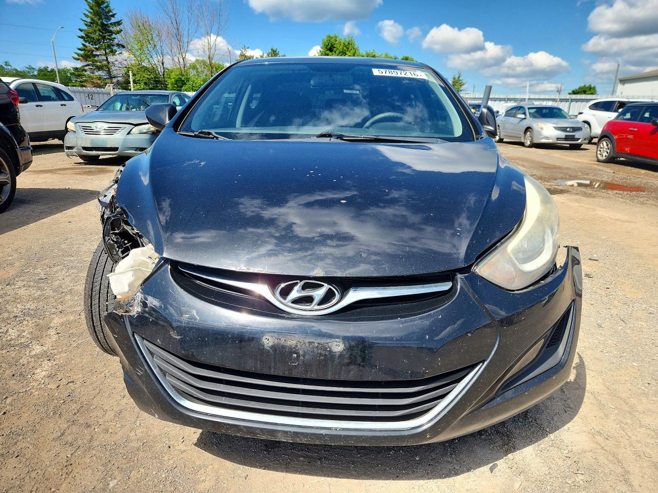 2015 Hyundai Elantra Se Black vin: 5NPDH4AE0FH565534