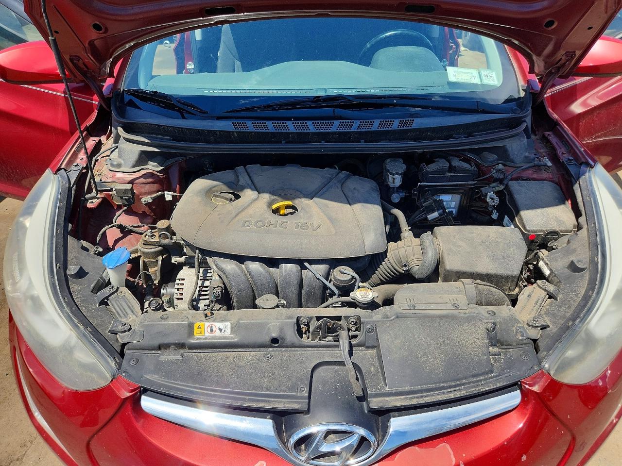 2015 Hyundai Elantra Se Red vin: 5NPDH4AE0FH566666