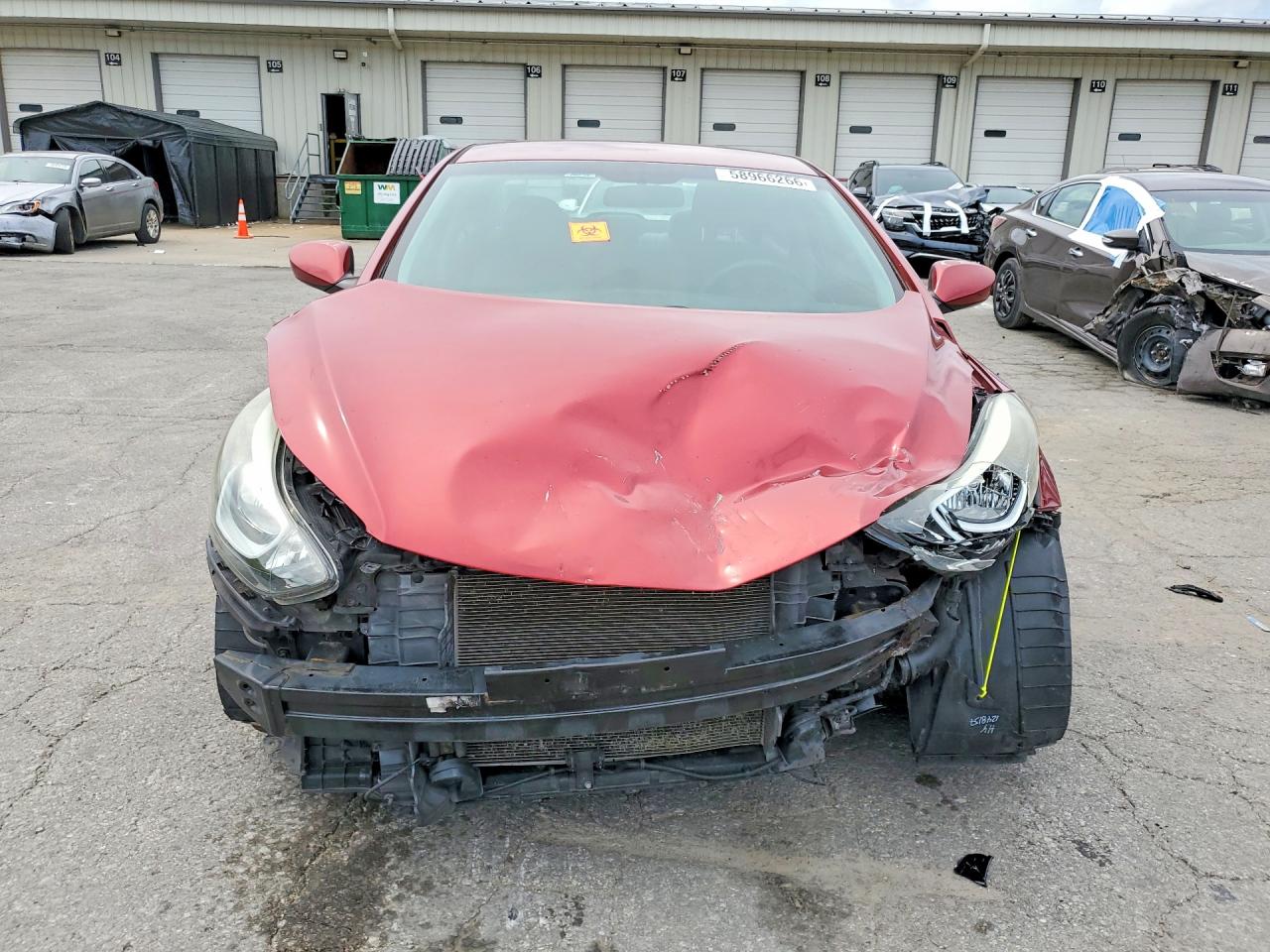 2015 Hyundai Elantra Se Red vin: 5NPDH4AE0FH567994