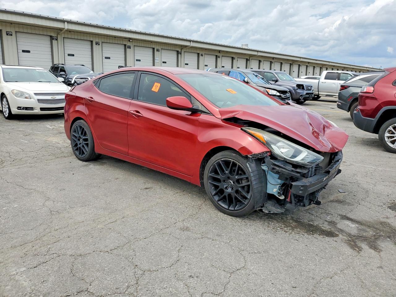 2015 Hyundai Elantra Se Red vin: 5NPDH4AE0FH567994