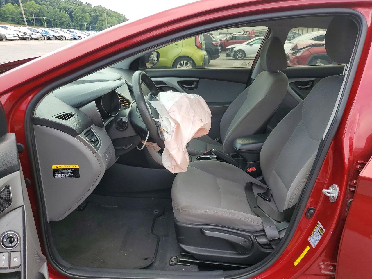 2015 Hyundai Elantra Se Red vin: 5NPDH4AE0FH567994