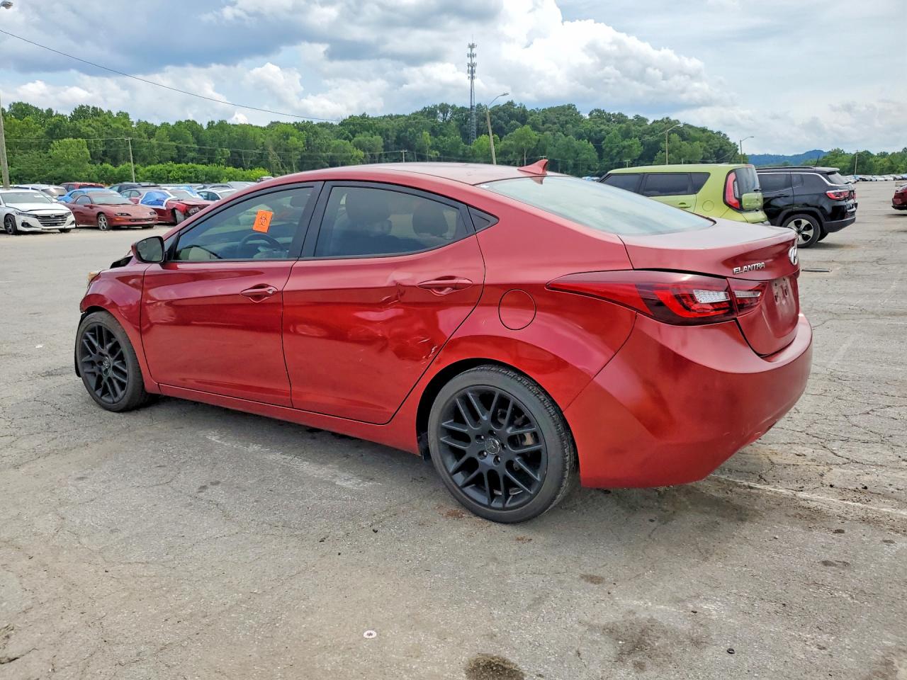 2015 Hyundai Elantra Se Red vin: 5NPDH4AE0FH567994