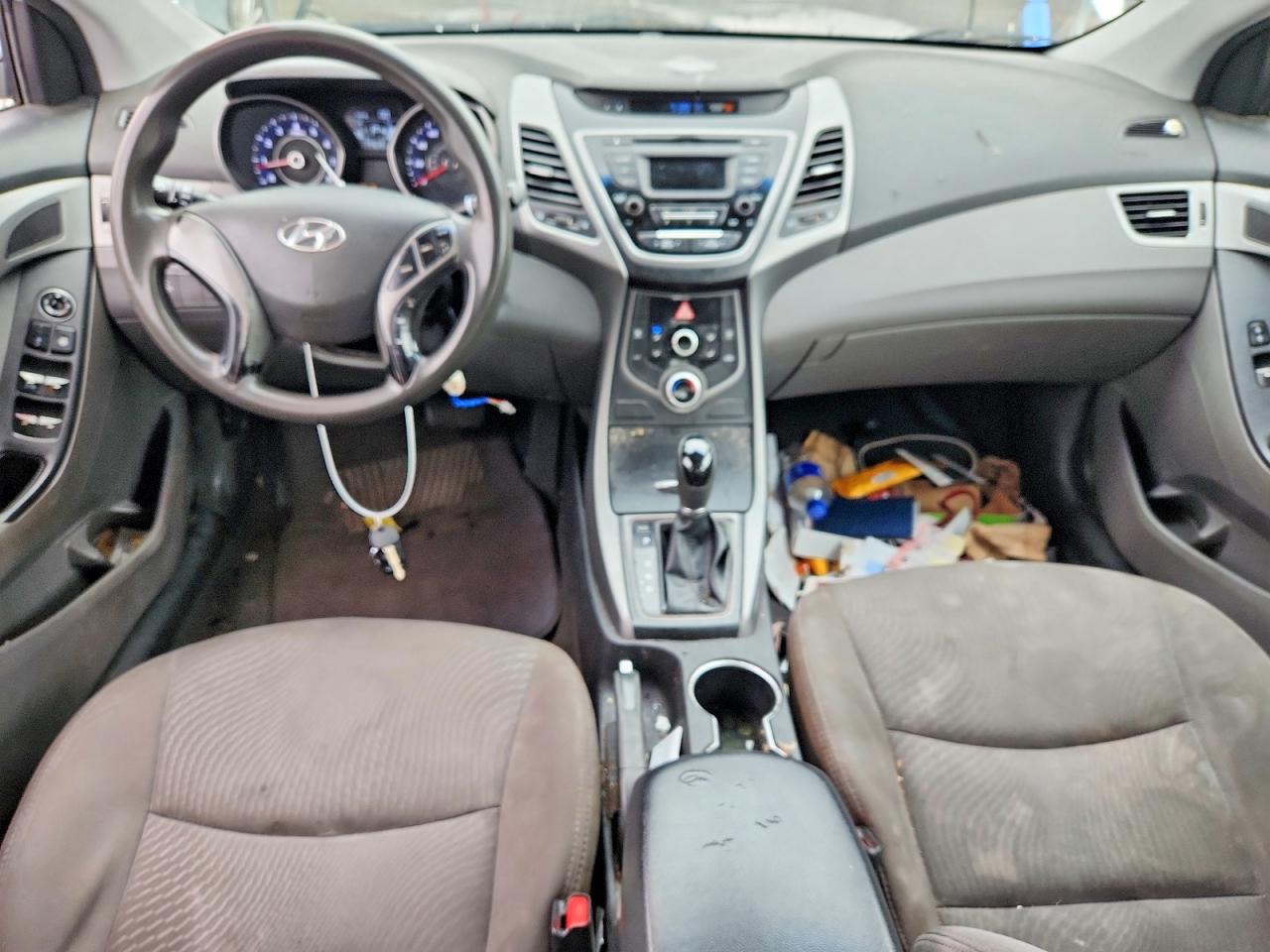 2015 Hyundai Elantra Se White vin: 5NPDH4AE0FH569650